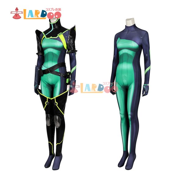 画像4: ヴァロラント VALORANT ヴァイパー-Viper コスチューム コスプレ衣装 (4)