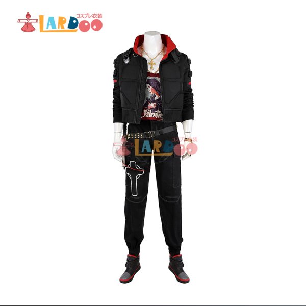 画像2: サイバーパンク2077 cyberpunk 2077 ジャッキー・ウェルズ Jackie Welles コスチューム コスプレ衣装 (2)