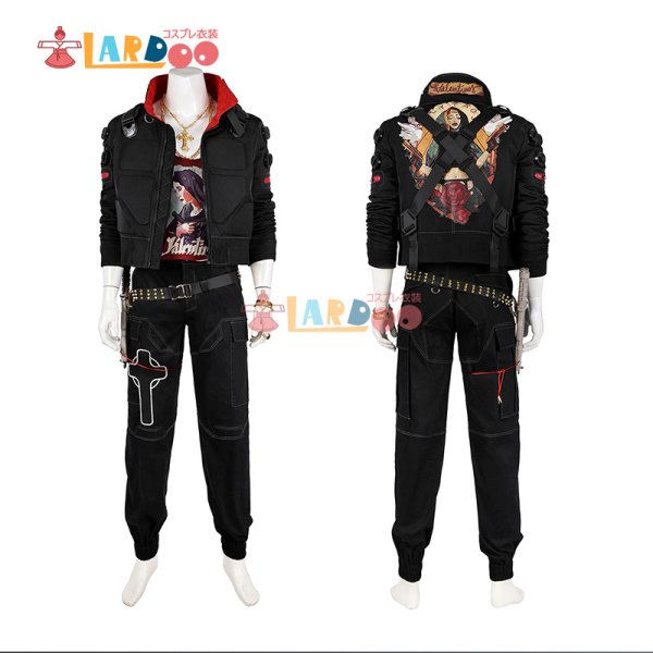 画像4: サイバーパンク2077 cyberpunk 2077 ジャッキー・ウェルズ Jackie Welles コスチューム コスプレ衣装 (4)