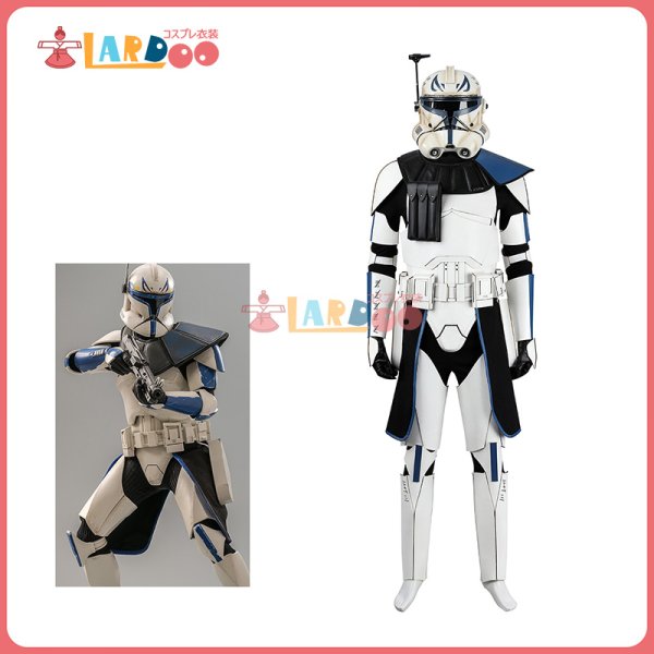 画像1: スター・ウォーズ/クローン・ウォーズ  キャプテン・レックス  Captain Rexr  コスチューム コスプレ衣装 (1)