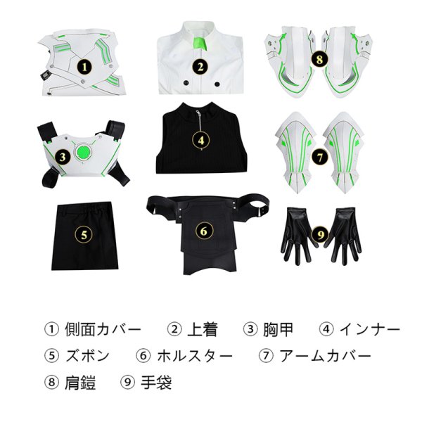 画像7: ファイナルファンタジーVII リバース FF7エバークライシス セフィロス/Sephiroth コスプレ衣装 コスチューム Ever Crisis  Sephiroth (7)