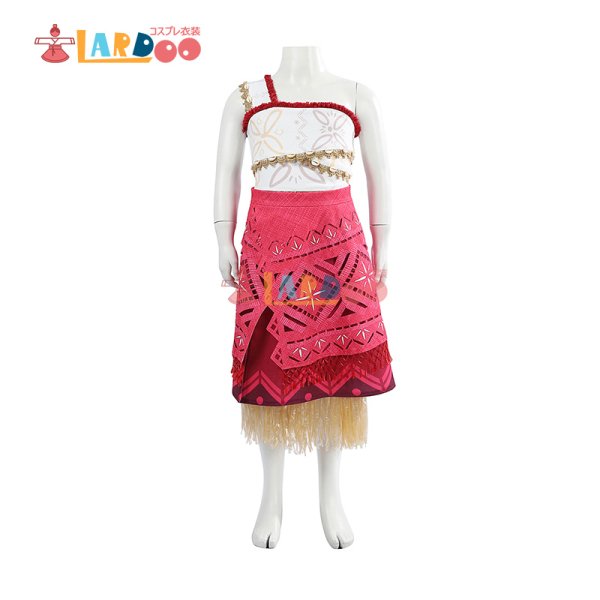 画像6: モアナと伝説の海2 Moana2 モアナ 子供用 コスプレ衣装 コスチューム (6)