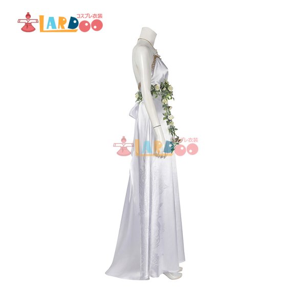 画像3: ファイナルファンタジーVII リバース FF7 エアリス ゲインズブール Aerith Gainsborough コスプレ衣装 コスチューム (3)