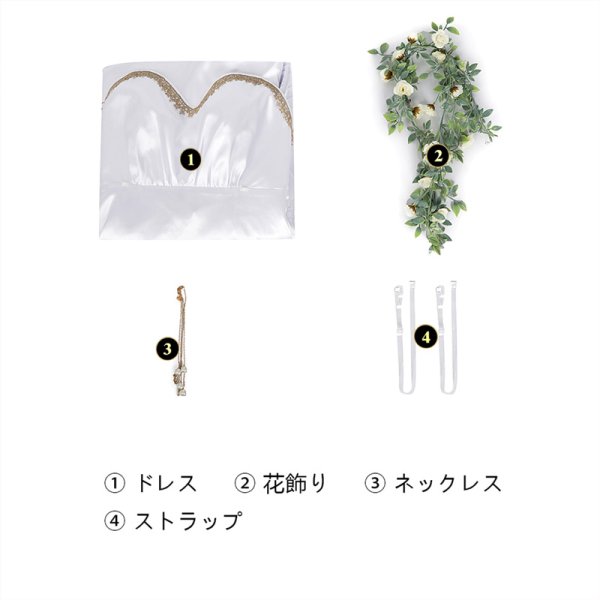 画像6: ファイナルファンタジーVII リバース FF7 エアリス ゲインズブール Aerith Gainsborough コスプレ衣装 コスチューム (6)