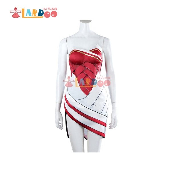 画像6: 2XKO ツーエックスケーオー Ahri アーリ コスチューム コスプレ衣装/靴 (6)