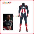 画像1: キャプテン・アメリカ：ブレイブ・ニュー・ワールド Captain America サム・ウィルソン/キャプテン・アメリカ（3代目） コスチューム コスプレ衣装/靴 (1)
