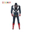 画像2: キャプテン・アメリカ：ブレイブ・ニュー・ワールド Captain America サム・ウィルソン/キャプテン・アメリカ（3代目） コスチューム コスプレ衣装/靴 (2)