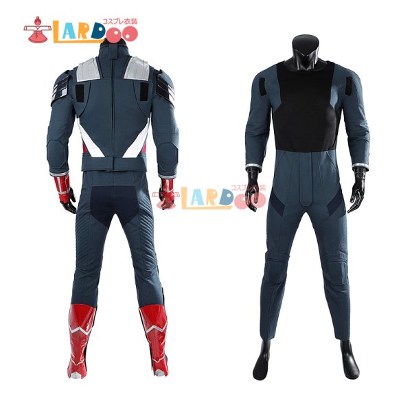 画像7: キャプテン・アメリカ：ブレイブ・ニュー・ワールド Captain America サム・ウィルソン/キャプテン・アメリカ（3代目） コスチューム コスプレ衣装/靴 (7)