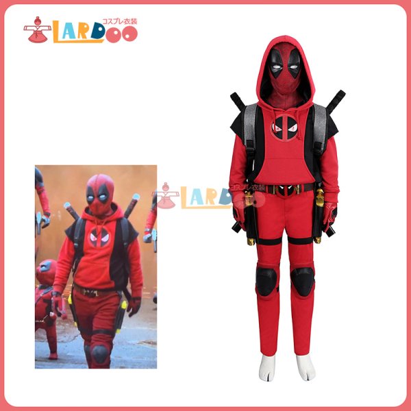 画像1: デッドプール3 Deadpool3 キッズ・デッドプール Deadpool Kid ウェイド・ウィルソン-Wade Wilson コスチューム コスプレ衣装 (1)