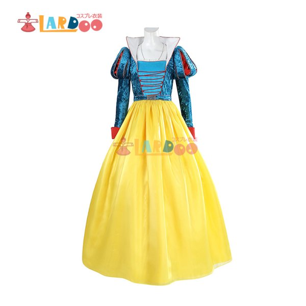 画像2: ディズニー 実写版白雪姫 Snow White 白雪姫 大人用  コスチューム コスプレ衣装 (2)