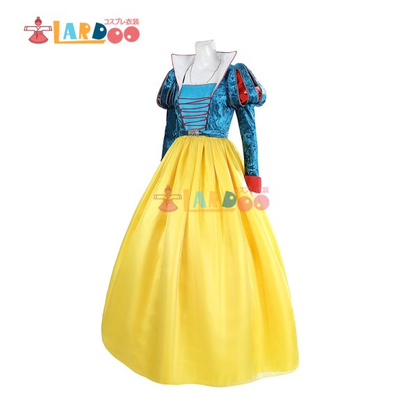 画像3: ディズニー 実写版白雪姫 Snow White 白雪姫 大人用  コスチューム コスプレ衣装 (3)