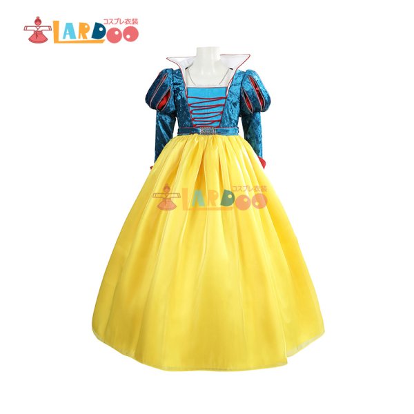 画像2: ディズニー 実写版白雪姫 Snow White 白雪姫 子供用  コスチューム コスプレ衣装 (2)