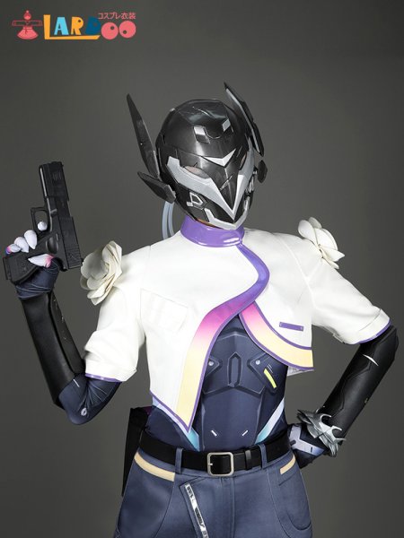 画像4: ヴァロラント VALORANT ヴァイス-Vyse コスプレ衣装 コスチューム (4)