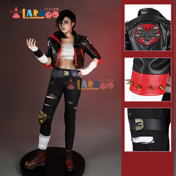 画像1: アーケイン Arcane シーズン2  ヴァイ  Vi  LOL リーグ・オブ・レジェンドコスチューム コスプレ衣装 (1)