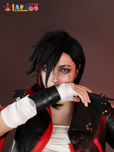 画像5: アーケイン Arcane シーズン2  ヴァイ  Vi  LOL リーグ・オブ・レジェンドコスチューム コスプレ衣装 (5)