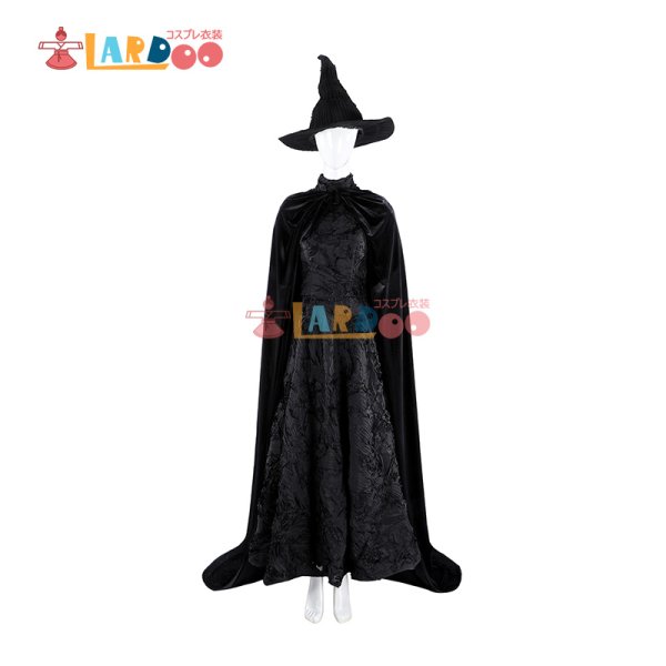 画像3: ウィキッド ふたりの魔女 Wicked Part One Elphaba-エルファバ 西の悪い魔女 コスチューム コスプレ衣装 (3)