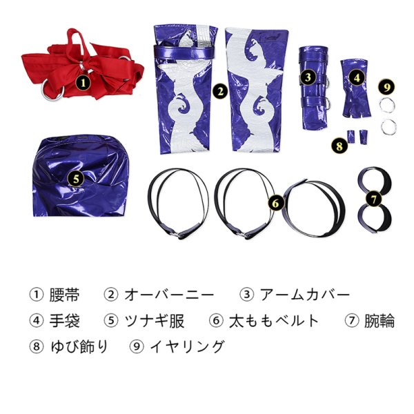 画像6: マーベル・ライバルズ ファイター サイロック Sai サイ 霊能忍者 Marvel Rivals コスチューム コスプレ衣装 (6)