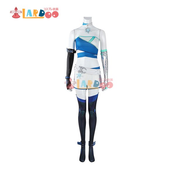 画像11: マーベル・ライバルズ ストラテジスト ルナ・スノー Luna Snow  Marvel Rivals コスチューム コスプレ衣装 (11)