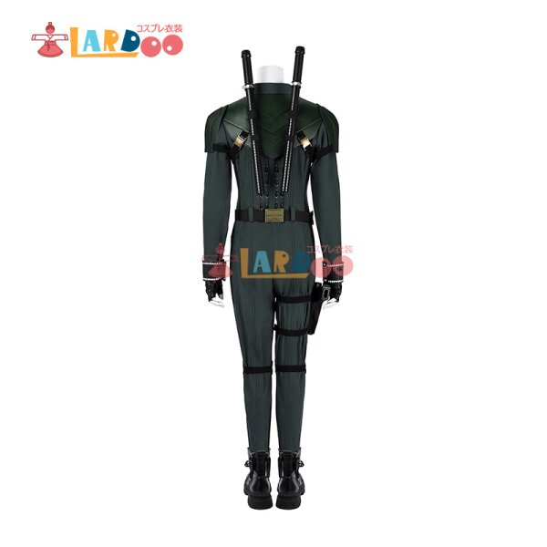 画像3: サンダーボルツ* Thunderbolts 映画2025 エレーナ・ベロワ / ブラック・ウィドウ（2代目）棒道具なし コスチューム コスプレ衣装/靴 (3)