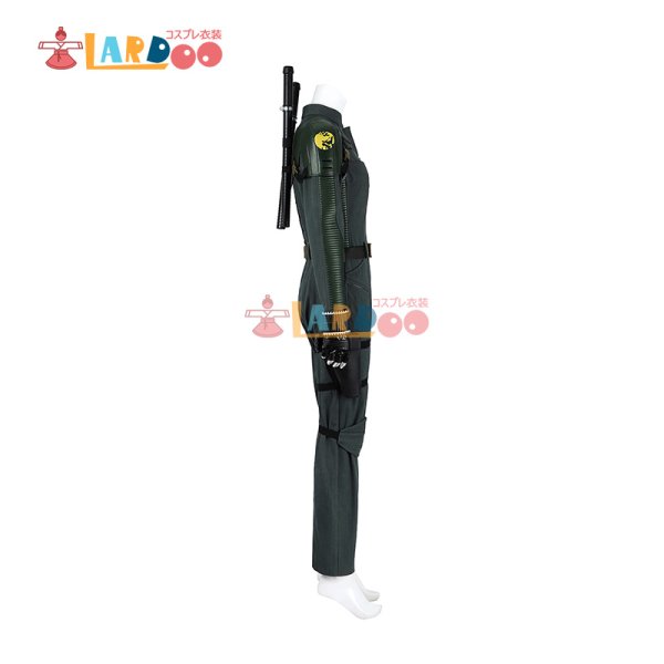 画像8: サンダーボルツ* Thunderbolts 映画2025 エレーナ・ベロワ / ブラック・ウィドウ（2代目）棒道具なし コスチューム コスプレ衣装/靴 (8)