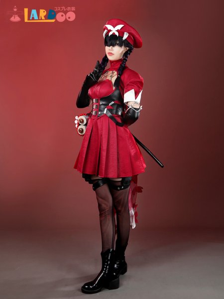 画像4: マーベル・ライバルズ ファイター Sai サイロック ブラッドカリウド スキン 霊能忍者 サイ Marvel Rivals コスチューム コスプレ衣装 (4)