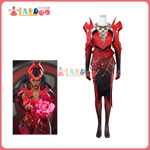 画像8: マーベル・ライバルズ  Marvel Rivals  スカーレット・ウィッチ エンポリアム メイトロン  Emporium Matron コスチューム コスプレ衣装 (8)