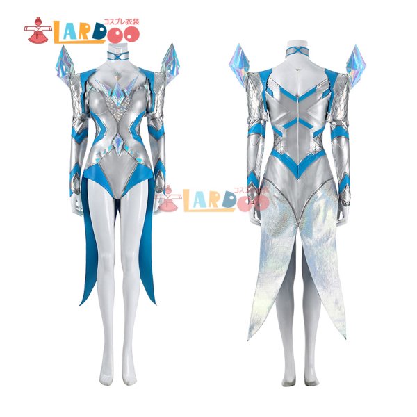 画像11: マーベル・ライバルズ  Marvel Rivals  エマ・フロスト：ホワイト・クイーン  White Queen EMMA FROST コスチューム コスプレ衣装/靴 (11)