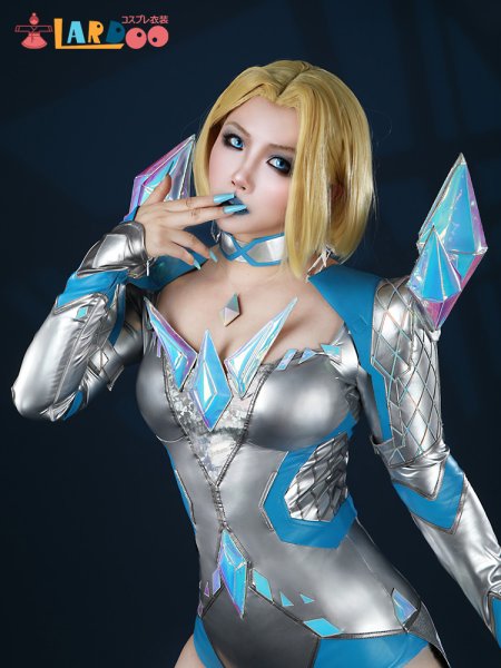 画像3: マーベル・ライバルズ  Marvel Rivals  エマ・フロスト：ホワイト・クイーン  White Queen EMMA FROST コスチューム コスプレ衣装/靴 (3)