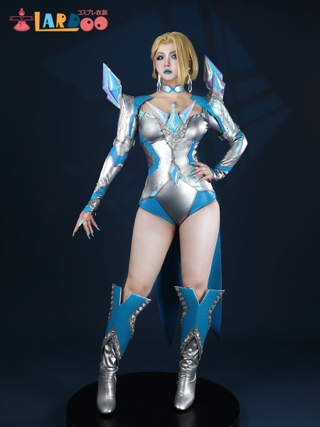 画像5: マーベル・ライバルズ  Marvel Rivals  エマ・フロスト：ホワイト・クイーン  White Queen EMMA FROST コスチューム コスプレ衣装/靴 (5)