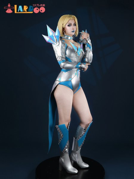 画像6: マーベル・ライバルズ  Marvel Rivals  エマ・フロスト：ホワイト・クイーン  White Queen EMMA FROST コスチューム コスプレ衣装/靴 (6)