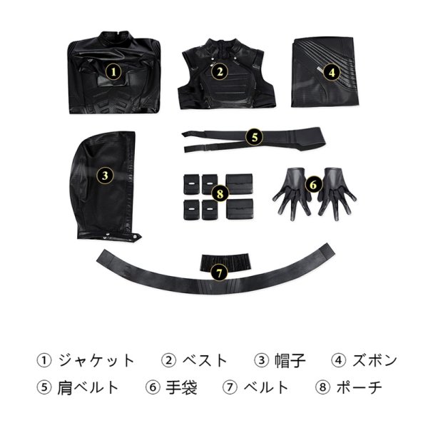 画像7: サンダーボルツ*  Thunderbolts 映画2025  ゴースト／エイヴァ・スター   Ghost  コスチューム コスプレ衣装/靴 (7)