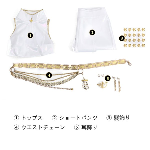 画像10: KPOPデーモンハンターズ  ルミ  Rumi コスプレ衣装 コスチューム (10)