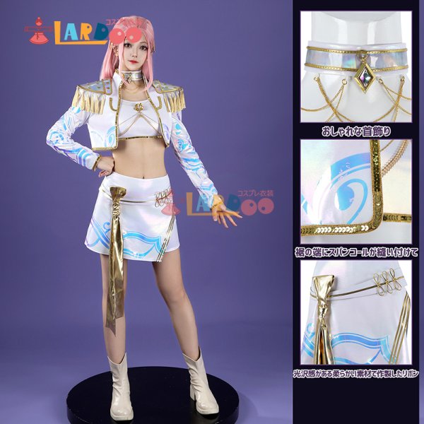 画像1: KPOPデーモンハンターズ ミラ Mira  コスプレ衣装 コスチューム (1)