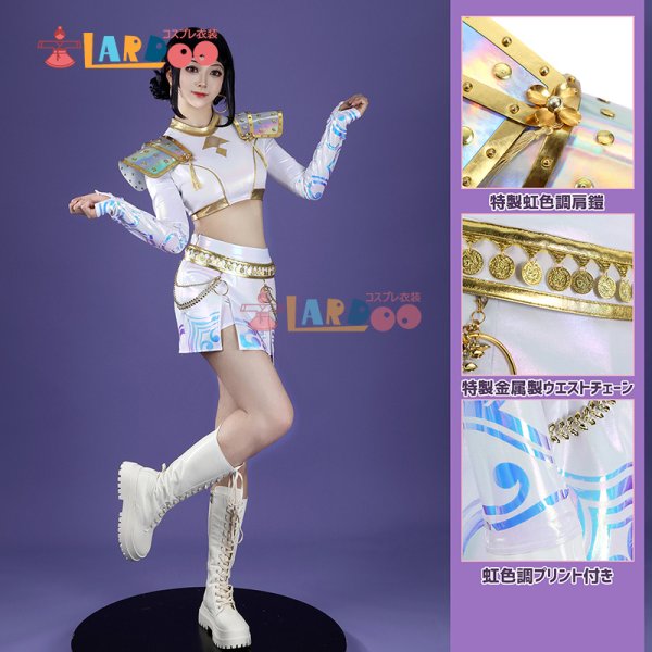 画像1: KPOPデーモンハンターズ  ゾーイ Zoey  コスプレ衣装 コスチューム (1)