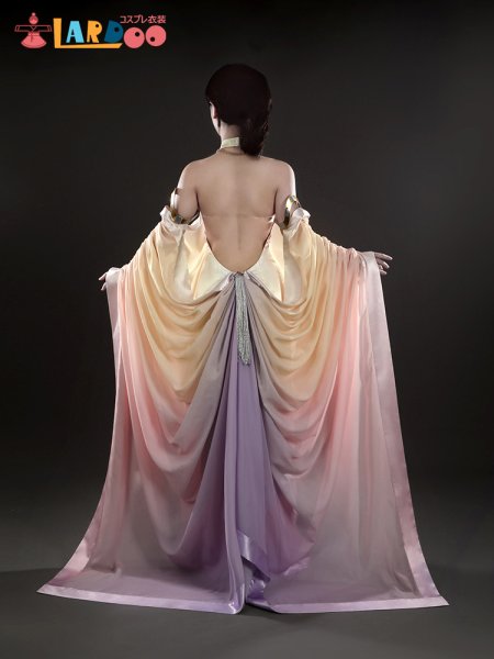 画像5: スター・ウォーズ エピソード2/クローンの攻撃 パドメ アミダラ/Padmé Amidala  Star Wars: Episode II  Attack of the Clones コスチューム Lake Dress  コスプレ衣装 (5)