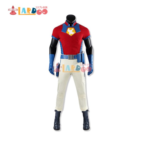 画像3: ピースメイカー シーズン1 Christopher Smith Peacemaker クリストファー・スミス  ピースメイカー  コスチューム ヘルメット付き コスプレ衣装 (3)