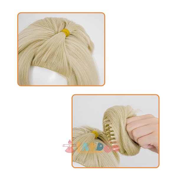 画像5: ゼンレスゾーンゼロ ゼンゼロZZZ パイパー ウィール Piper Wheel コスプレウィッグ ネット付き 耐熱かつら (5)