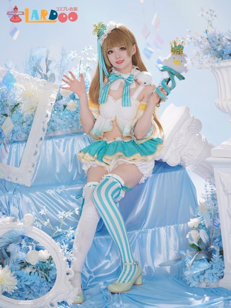 画像2: ラブライブ Lovelive 南 ことり ことり式雪だるま  コスチューム コスプレ衣装 (2)