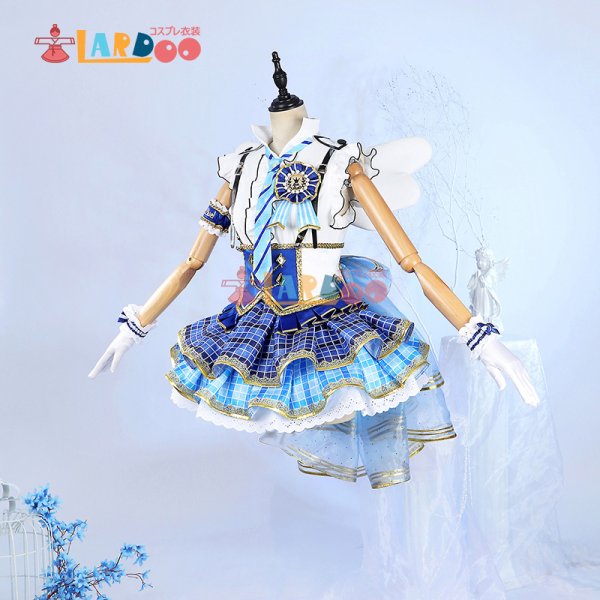 画像2: ラブライブ Lovelive 園田 海未-そのだ うみ ブルーアモール コスチューム コスプレ衣装 (2)