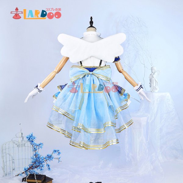 画像5: ラブライブ Lovelive 園田 海未-そのだ うみ ブルーアモール コスチューム コスプレ衣装 (5)