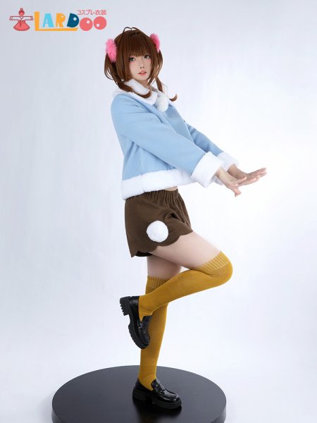 画像2: カードキャプターさくら 木之本桜-きのもと さくら 冬服 コスプレ衣装 コスチューム (2)