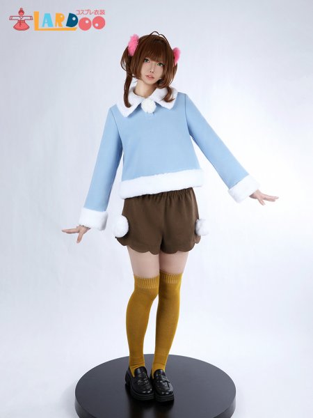 画像3: カードキャプターさくら 木之本桜-きのもと さくら 冬服 コスプレ衣装 コスチューム (3)