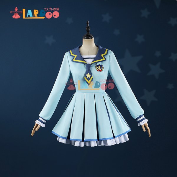 画像2: アイカツスターズ! 虹野 ゆめ 四ツ星学園制服 コスチューム コスプレ衣装 (2)