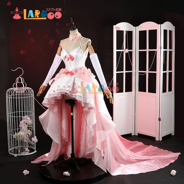 画像7: ソードアート・オンライン SAO アスナ ウエディングアスナ バラの花嫁 結城明日奈 コスチューム コスプレ衣装 (7)