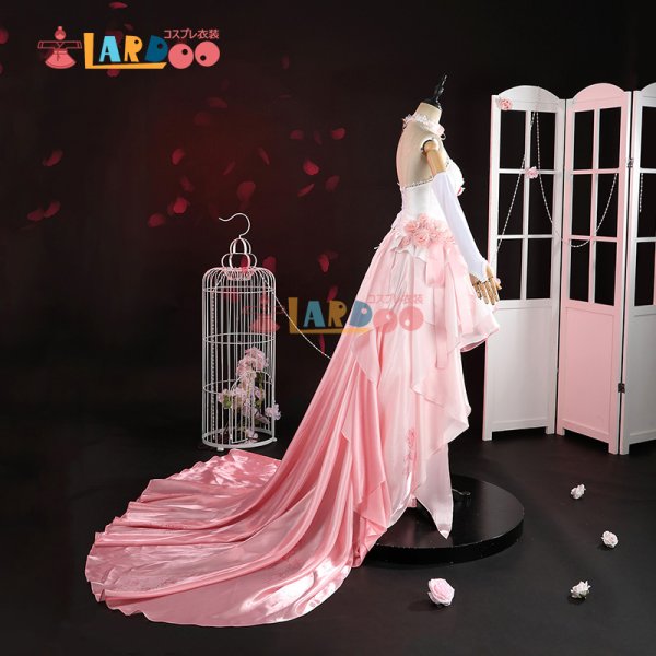 画像8: ソードアート・オンライン SAO アスナ ウエディングアスナ バラの花嫁 結城明日奈 コスチューム コスプレ衣装 (8)