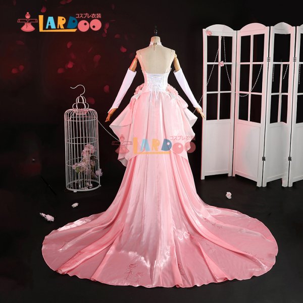 画像9: ソードアート・オンライン SAO アスナ ウエディングアスナ バラの花嫁 結城明日奈 コスチューム コスプレ衣装 (9)