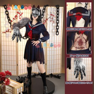 サイレントヒルf/狐面の男/コスプレ衣装 仮面 ウィッグ フルセット サイレントヒルf 風 狐面の男 つねき ことゆき コスプレ衣装 ウィッグ