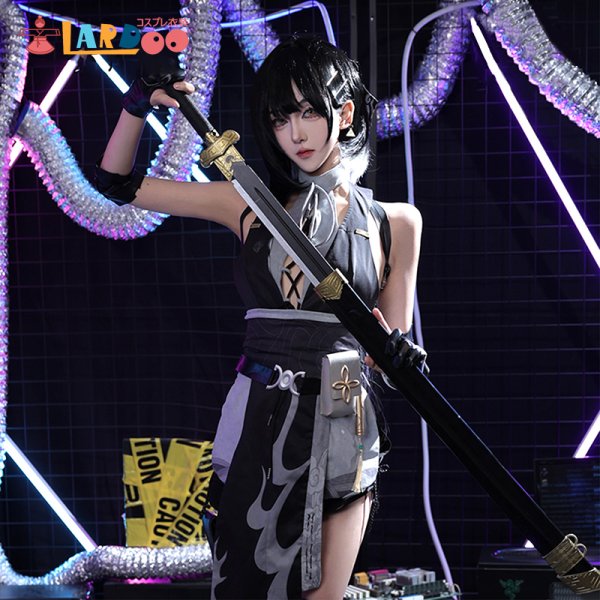 画像1: 鳴潮 メイチョウ Wuthering Waves 女主人公 漂泊者 コスチューム コスプレ衣装/ウィッグ/靴  (1)