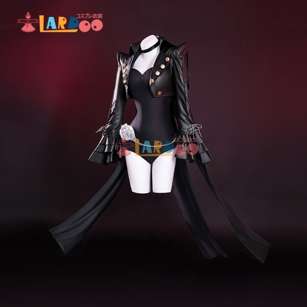 画像11: ペルソナ5 芳澤かすみ 怪盗スーツ仮面付き コスチューム コスプレ衣装 (11)