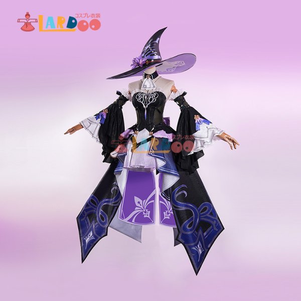 画像3: 崩壊スターレイル HonkaiStarRail マダム・ヘルタ-The Herta コスチューム コスプレ衣装/ウィッグ/靴  (3)